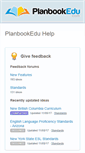 Mobile Screenshot of help.planbookedu.com